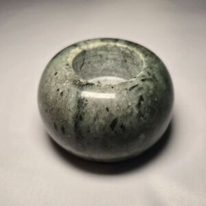 Vintage Green Marble Tealight  Holder